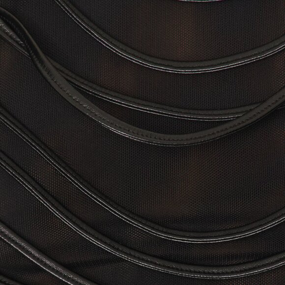 NEW Jaded London Strings Attached Backless Top in Grey Dark Black Tank 0 XS - Picture 4 of 4